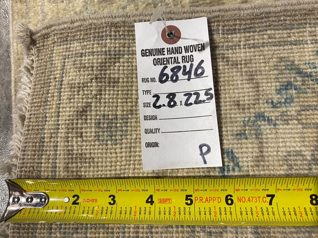 22' Feet Long Handmade  Oushak Runner #F-6846