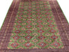 Load image into Gallery viewer, 8.2 x 10.3 Handmade Persian Turkman Bokara Rug GREEN  #F-6847