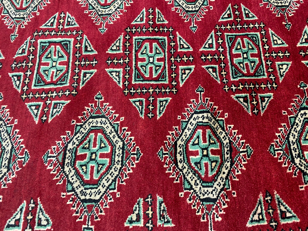 8.3 x 10.8 New Handmade Pakistan Jaldar Bokara Rug #F-6849