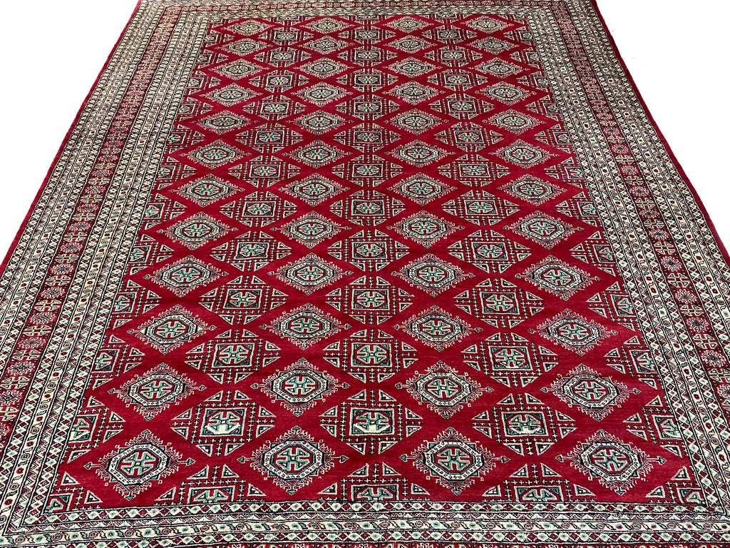 8.3 x 10.8 New Handmade Pakistan Jaldar Bokara Rug #F-6849