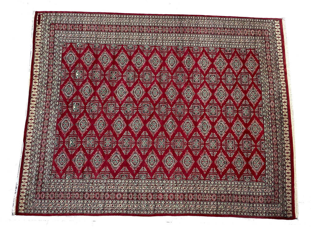 8.3 x 10.8 New Handmade Pakistan Jaldar Bokara Rug #F-6849