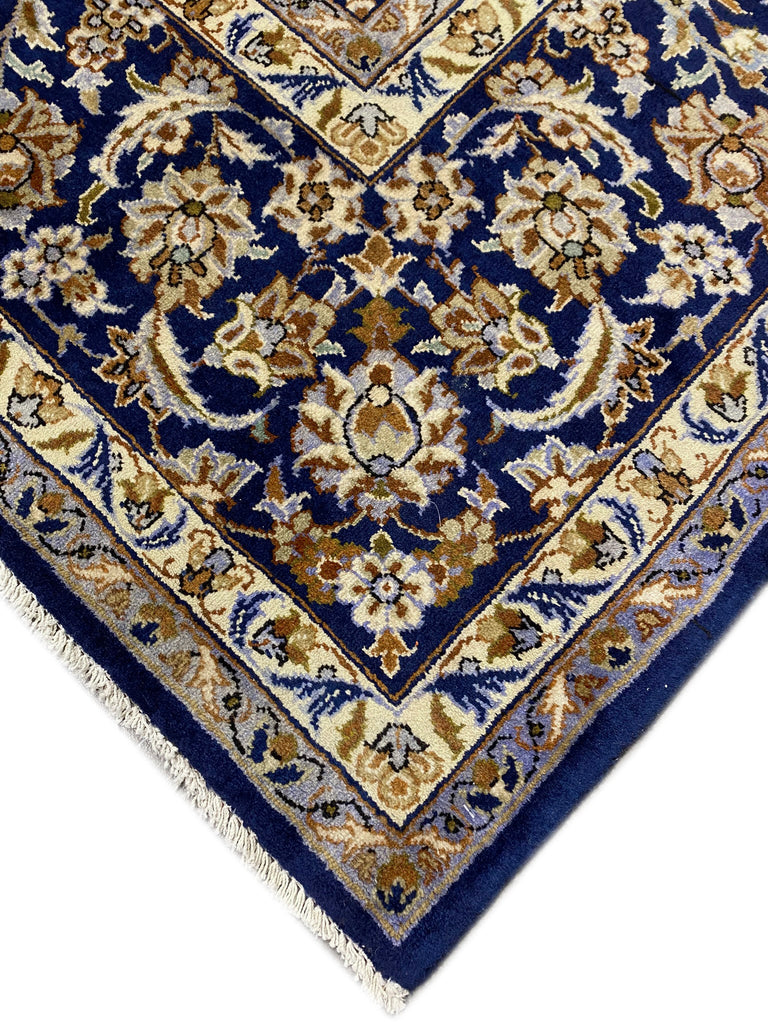9.10 x 13.10 Persian Wool Esfahan Blue Rug SALE #F-6851