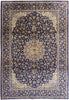 Load image into Gallery viewer, 9.10 x 13.10 Persian Wool Esfahan Blue Rug SALE #F-6851