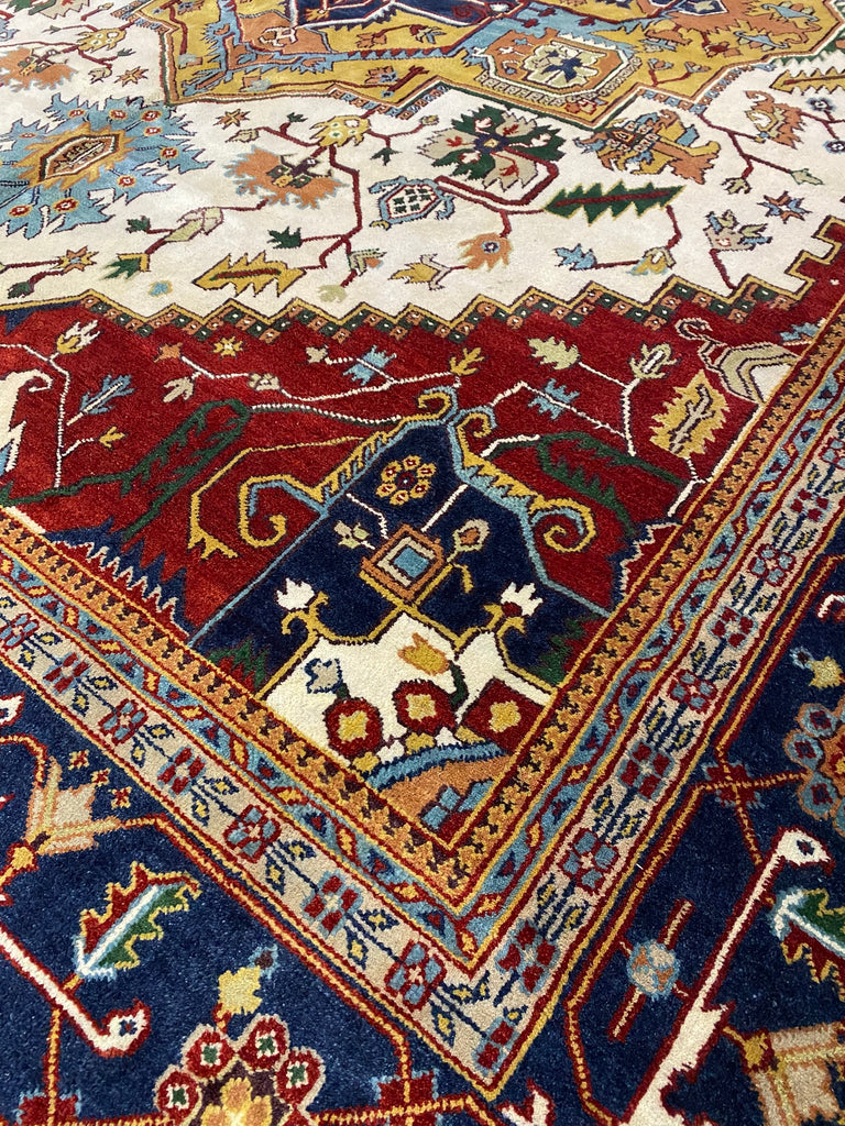 12 x 14.10 NEW Serapi Handmade Large Wool Rug #F-6853