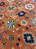 Load image into Gallery viewer, 11.8 x 14.10 NEW Handmade Wool Ziglar Mahal Rug #F-6854