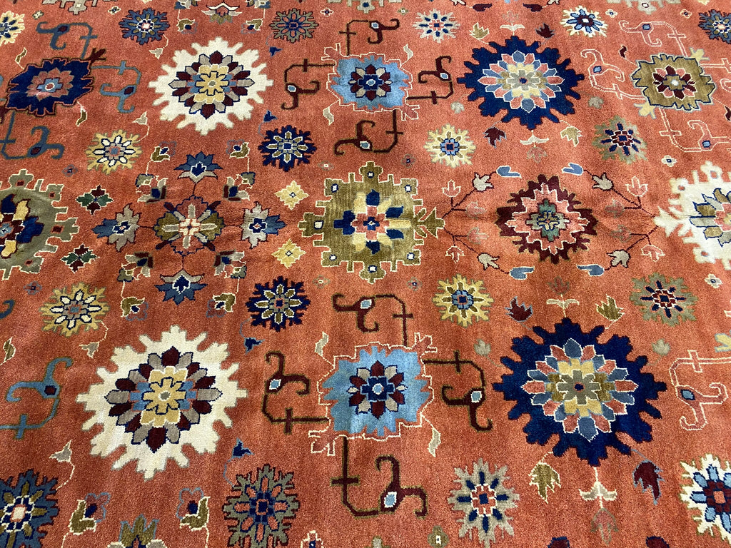 11.8 x 14.10 NEW Handmade Wool Ziglar Mahal Rug #F-6854