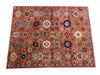 Load image into Gallery viewer, 11.8 x 14.10 NEW Handmade Wool Ziglar Mahal Rug #F-6854