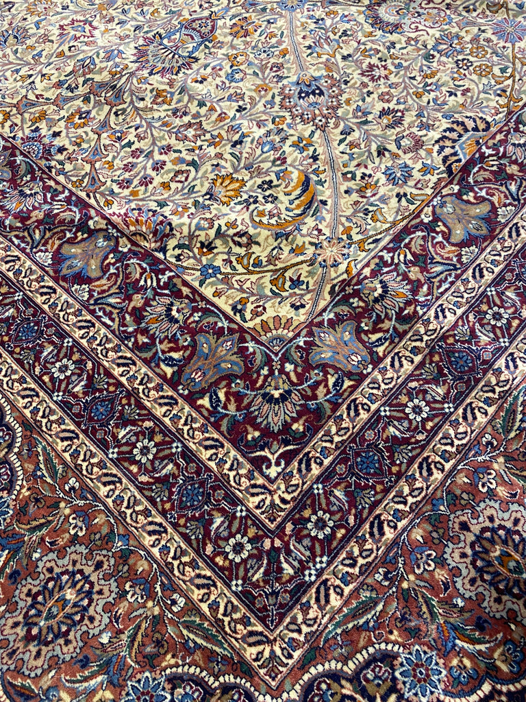 10 x 14.8 Super Fine Weave Quality Wool  Lavar Rug #F-6855