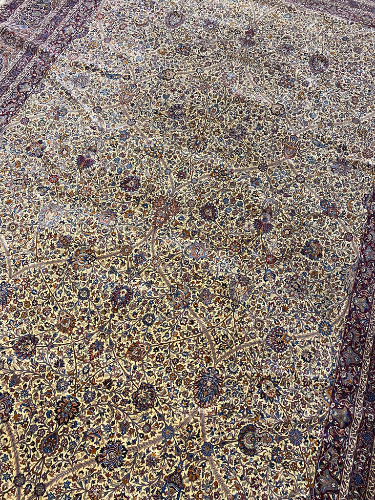 10 x 14.8 Super Fine Weave Quality Wool  Lavar Rug #F-6855