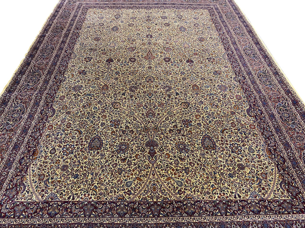 10 x 14.8 Super Fine Weave Quality Wool  Lavar Rug #F-6855