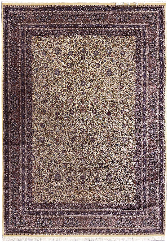 10 x 14.8 Super Fine Weave Quality Wool  Lavar Rug #F-6855