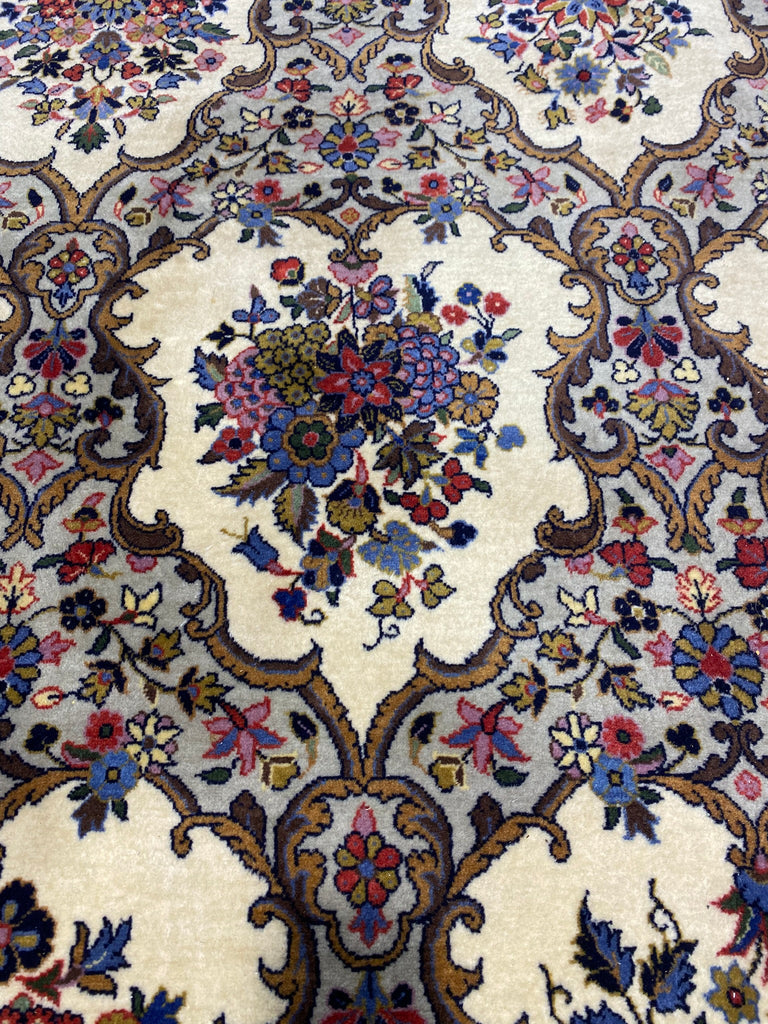 10.11 x 16.8 Fine Persis Qom Rug Quality Kork Wool Amazing Rug #F-6856