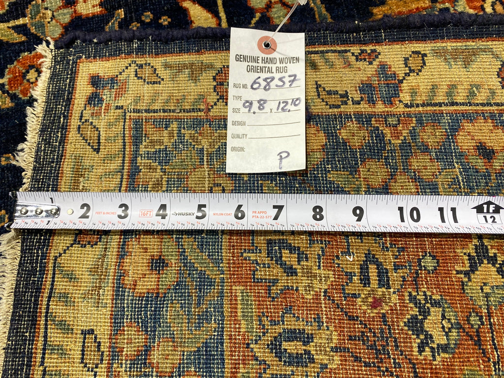 9.8 x 12.10 Antique Persian Sarouk Feraghan Rug #F-6857