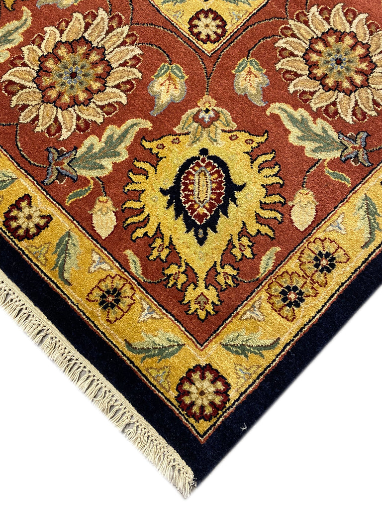 9 x 12 Quality Wool Handmade Jaipour Rug ROYAL BLUE #F-6859