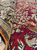 Load image into Gallery viewer, 3.6 x 5.4 Persian SILK Qom Rug TREE OF LIFE Wild Life #F-6861