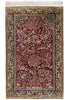 Load image into Gallery viewer, 3.6 x 5.4 Persian SILK Qom Rug TREE OF LIFE Wild Life #F-6861