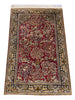 Load image into Gallery viewer, 3.6 x 5.4 Persian SILK Qom Rug TREE OF LIFE Wild Life #F-6861