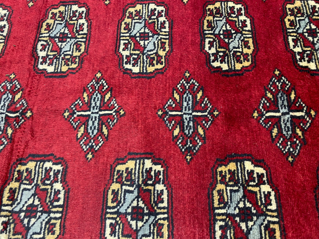6 x 8.10 Handmade Bokhara Rug Fine Wool Many Sizes #F-6864