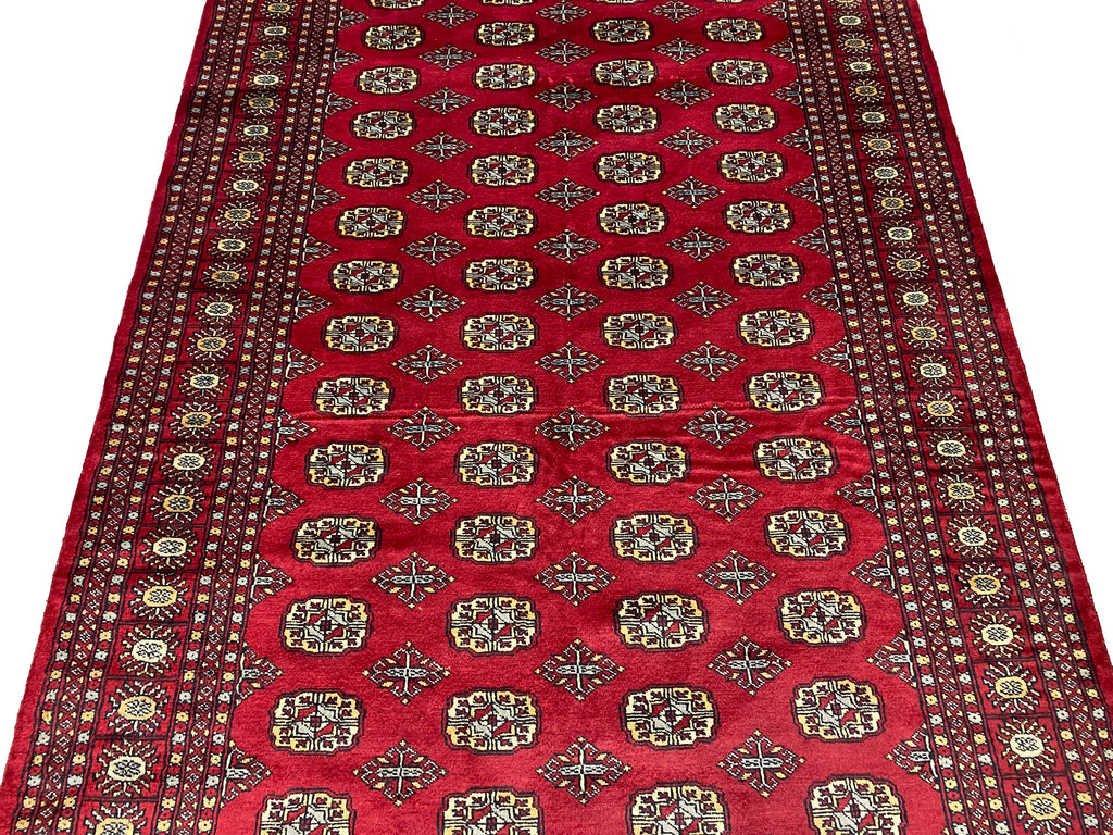 6 x 8.10 Handmade Bokhara Rug Fine Wool Many Sizes #F-6864
