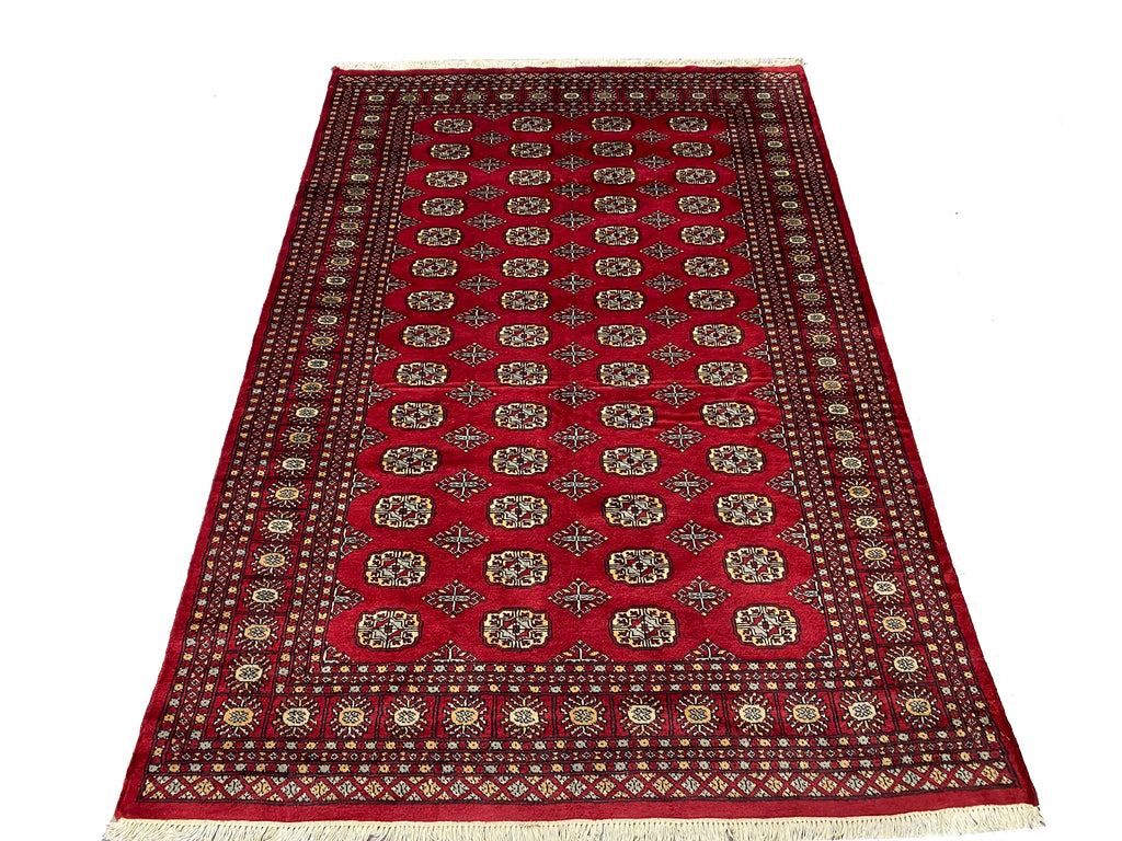 6 x 8.10 Handmade Bokhara Rug Fine Wool Many Sizes #F-6864