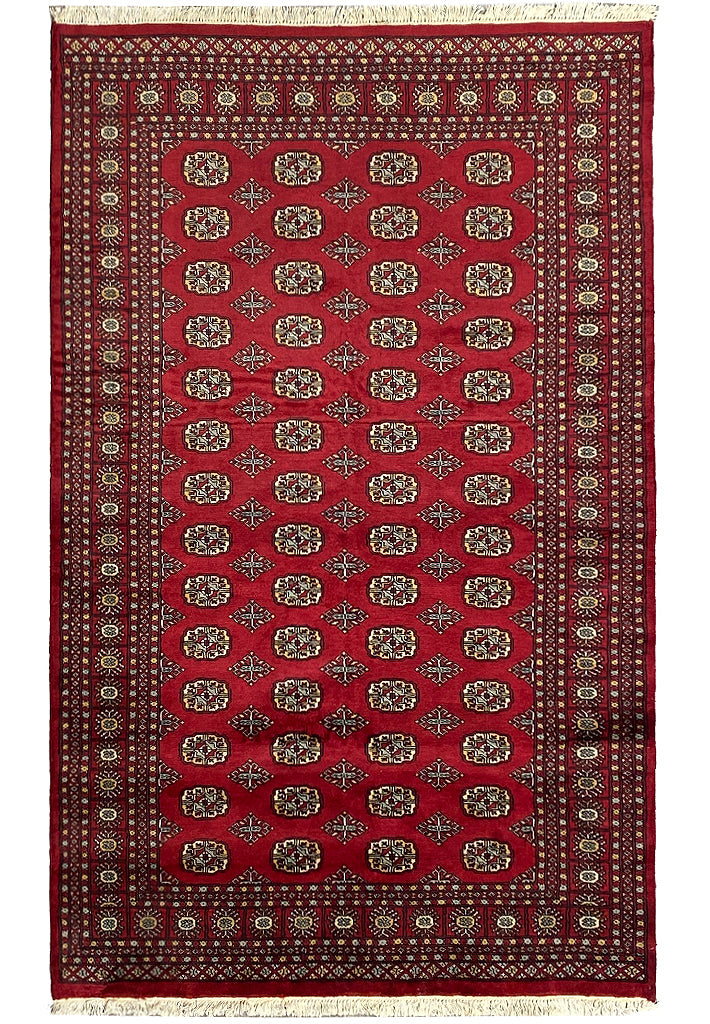 6 x 8.10 Handmade Bokhara Rug Fine Wool Many Sizes #F-6864