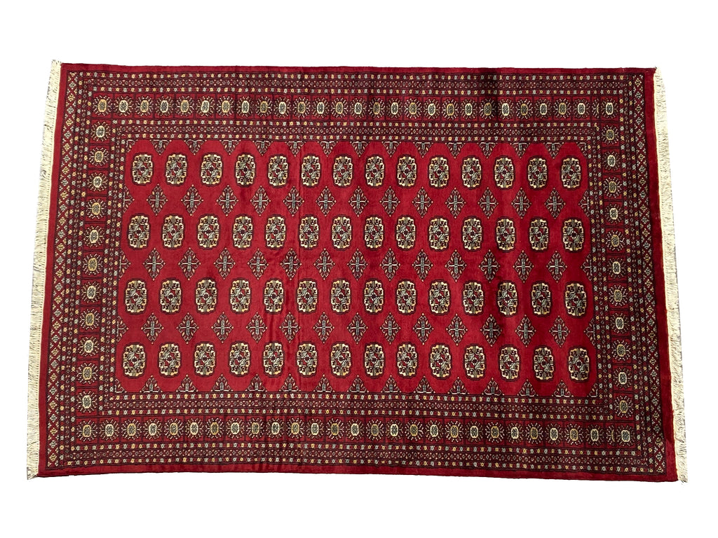 6 x 8.10 Handmade Bokhara Rug Fine Wool Many Sizes #F-6864