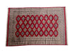 Load image into Gallery viewer, 6 x 9.4 Handmade Pakistan Jaldar Bokara Wool Rug  #F-6865