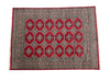 Load image into Gallery viewer, 6.7 x 9 Quality Wool Handmade Jaldar Bokara Rug  #F-6866