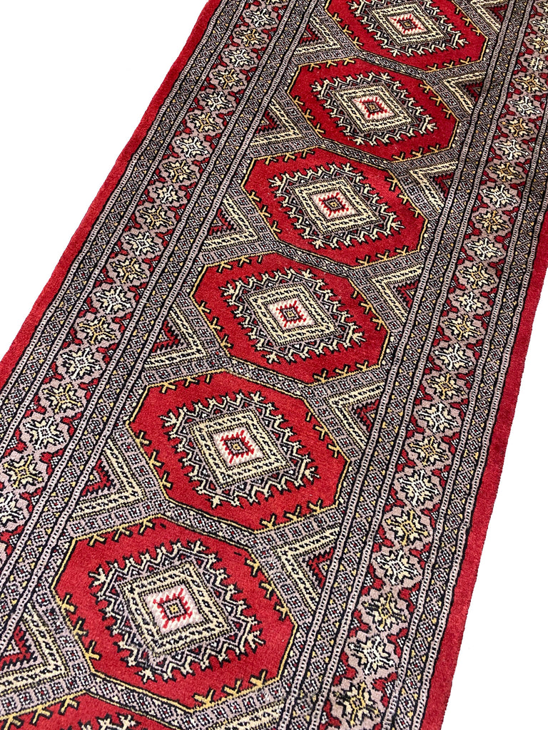 2.6 x 8.3 Jaldar Bokara Handmade Runner #F-6868