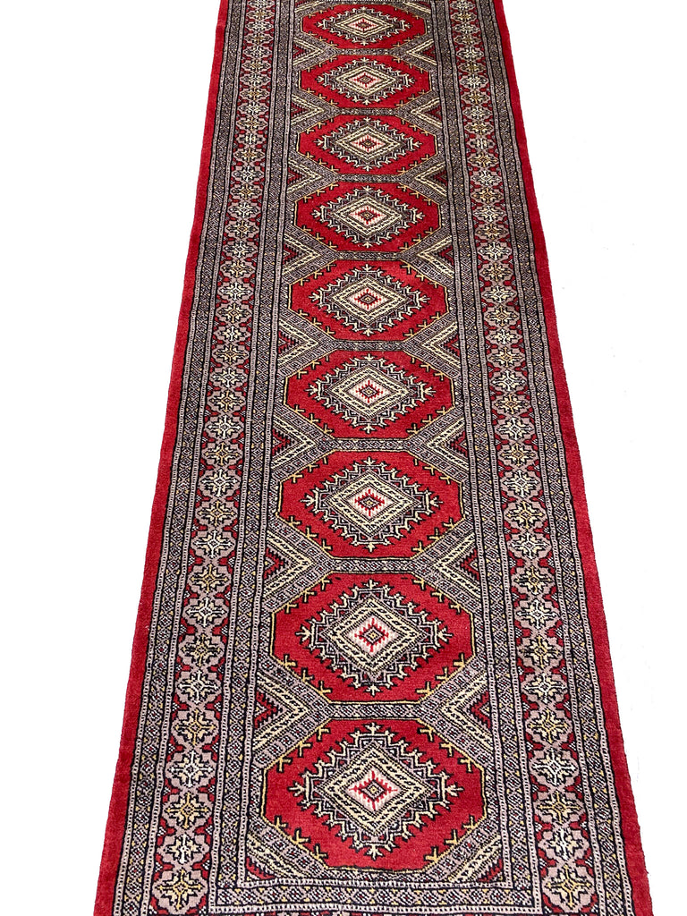2.6 x 8.3 Jaldar Bokara Handmade Runner #F-6868