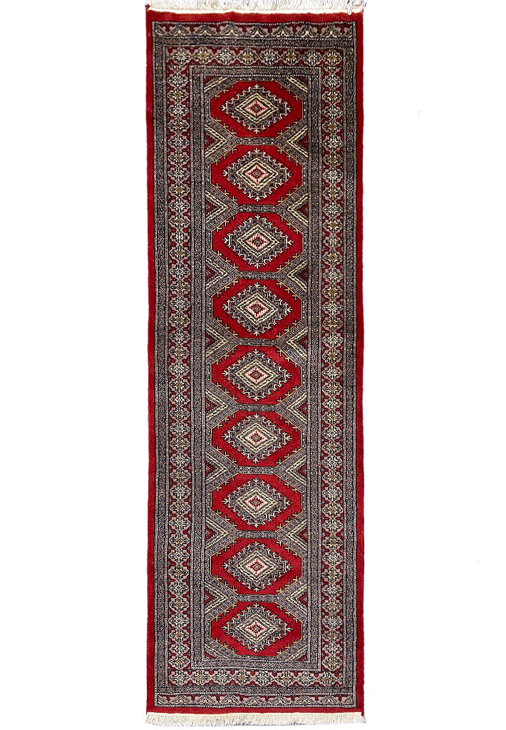 2.6 x 8.3 Jaldar Bokara Handmade Runner #F-6868