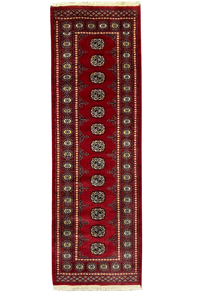 8' Feet Runner Handmade Pakistan Fine Wool  #F-6869