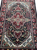 Load image into Gallery viewer, 1.11 x 3  New Handmade Rug Black Bamboo Silk  #F-6870