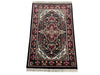 Load image into Gallery viewer, 1.11 x 3  New Handmade Rug Black Bamboo Silk  #F-6870