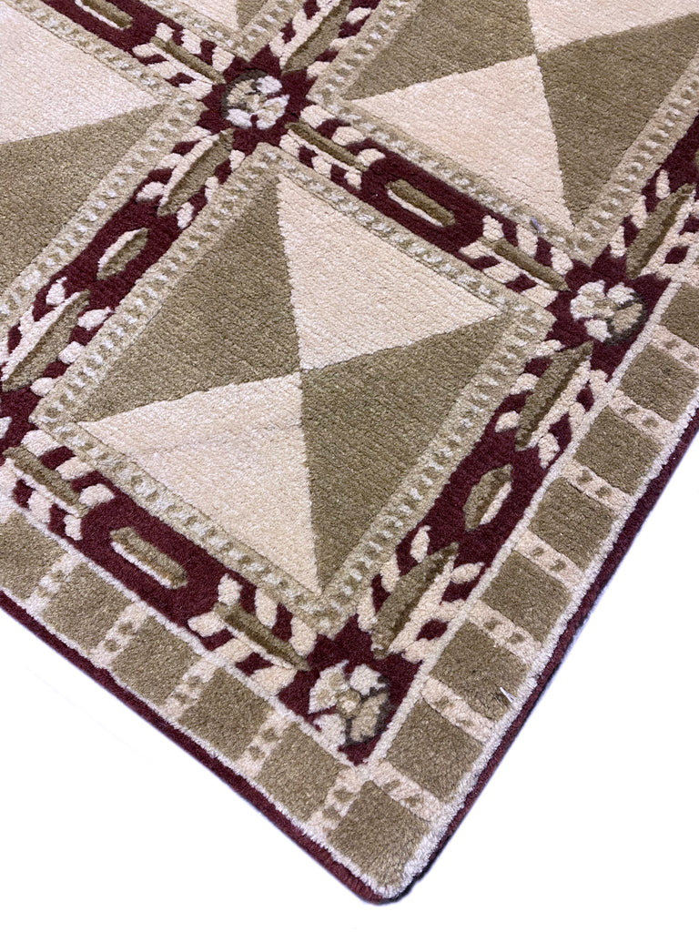 2 x 3 New Handmade Contemporary Wool Rug #F-6870B