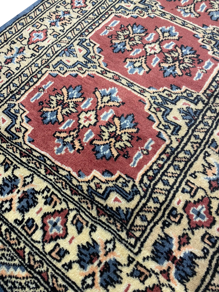 2 x 3.8 New Handmade Jaldar Bokara Rug #F-6871
