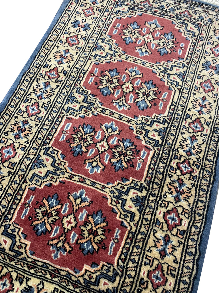 2 x 3.8 New Handmade Jaldar Bokara Rug #F-6871