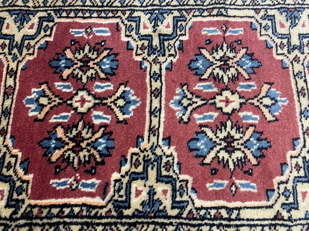 2 x 3.8 New Handmade Jaldar Bokara Rug #F-6871