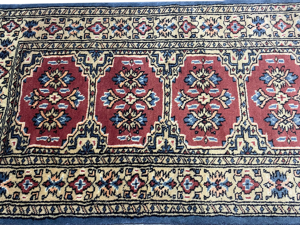 2 x 3.8 New Handmade Jaldar Bokara Rug #F-6871
