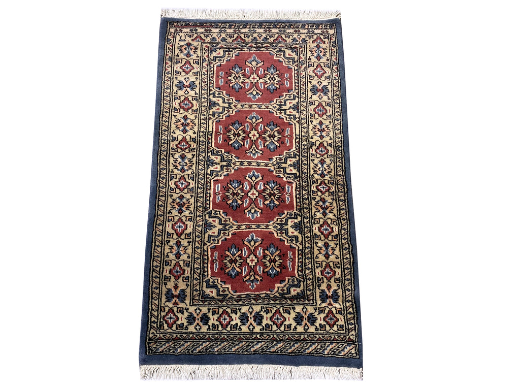 2 x 3.8 New Handmade Jaldar Bokara Rug #F-6871