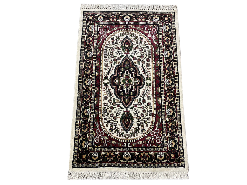 2 x 3 New Handmade Bamboo SILK rug  #F-6872