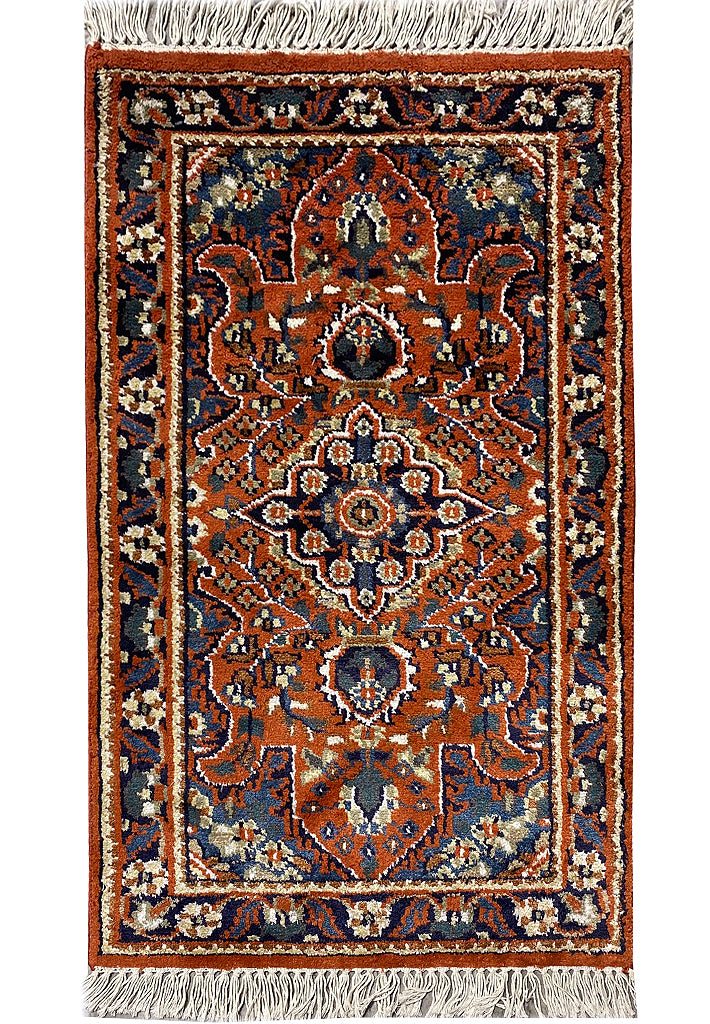 2 x 3 New Handmade Bamboo SILK Rug #F-6874