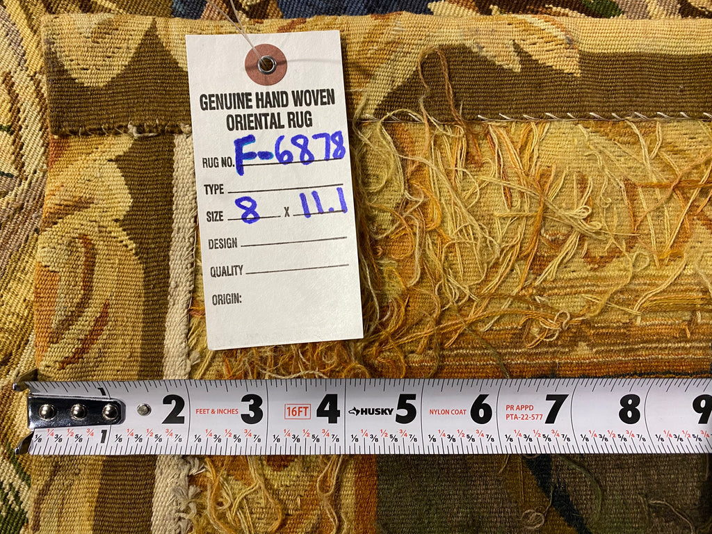 8.0 x 11  Handmade Tapestry French 17th Century Pattern #F-6878