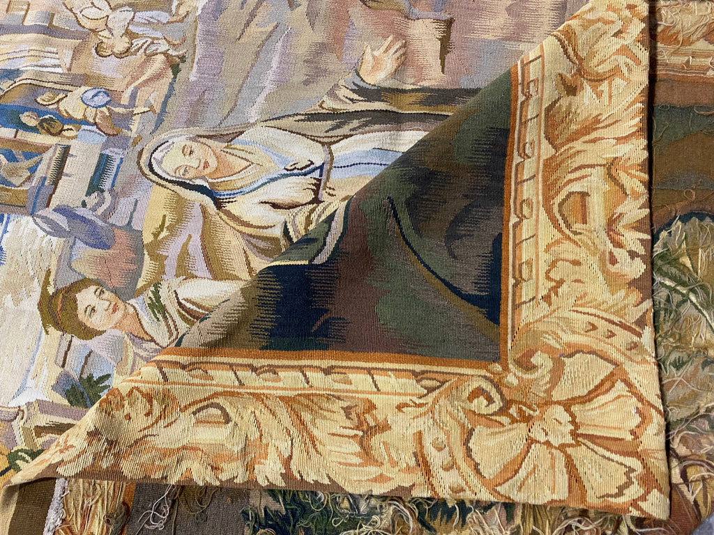 8.0 x 11  Handmade Tapestry French 17th Century Pattern #F-6878