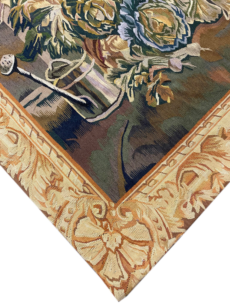 8.0 x 11  Handmade Tapestry French 17th Century Pattern #F-6878