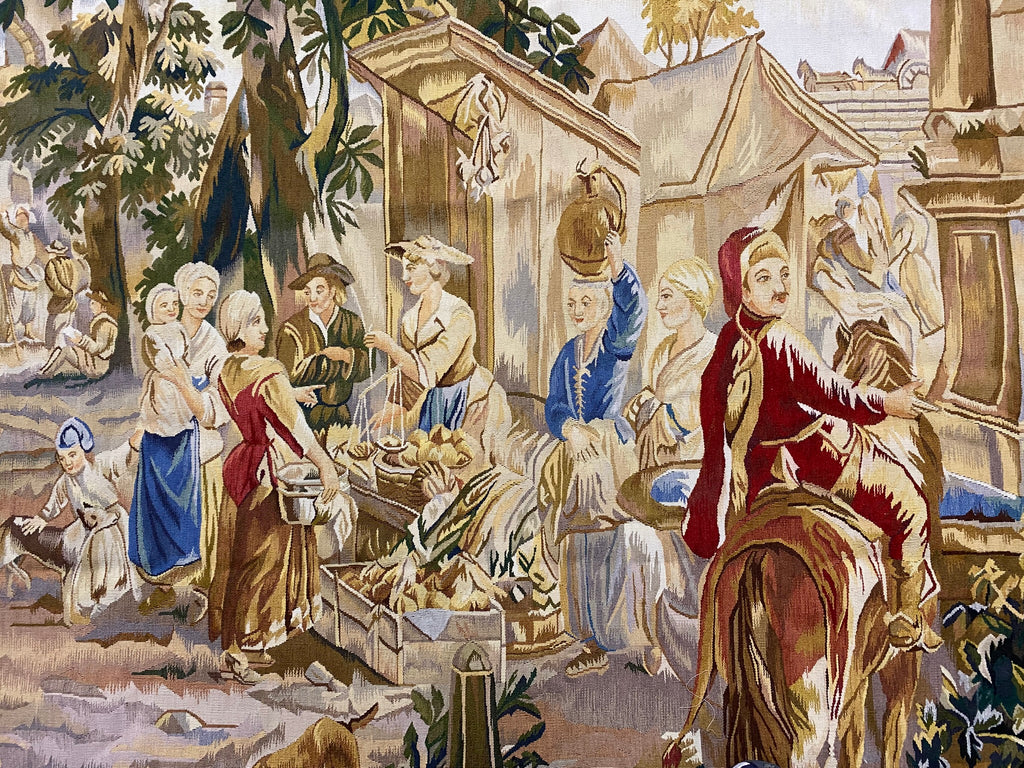 8.0 x 11  Handmade Tapestry French 17th Century Pattern #F-6878