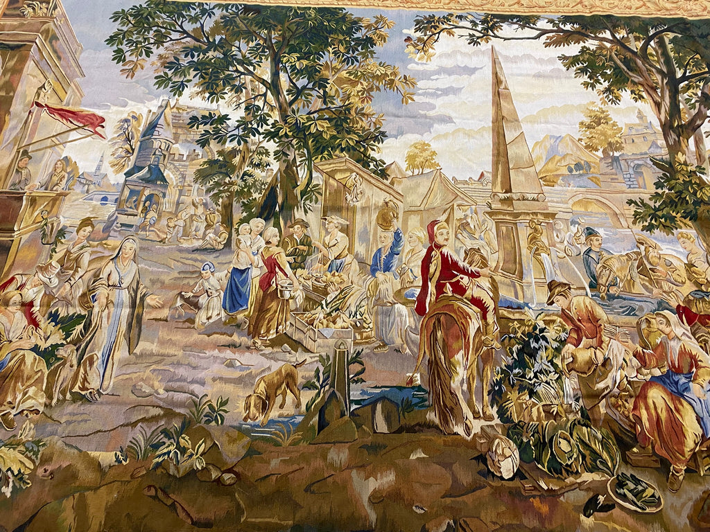 8.0 x 11  Handmade Tapestry French 17th Century Pattern #F-6878