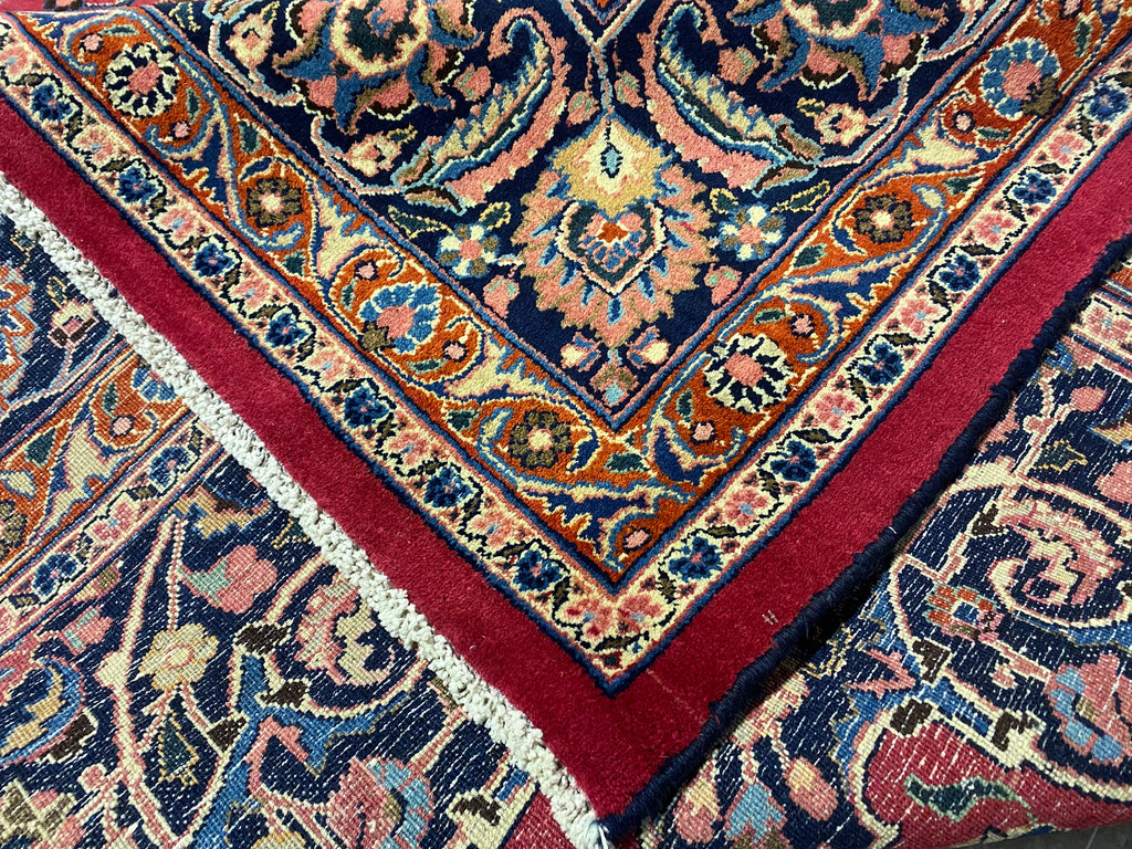 10 X 13 SIGNED Authentic Persian Khorassan Mashad Rug #F-6879