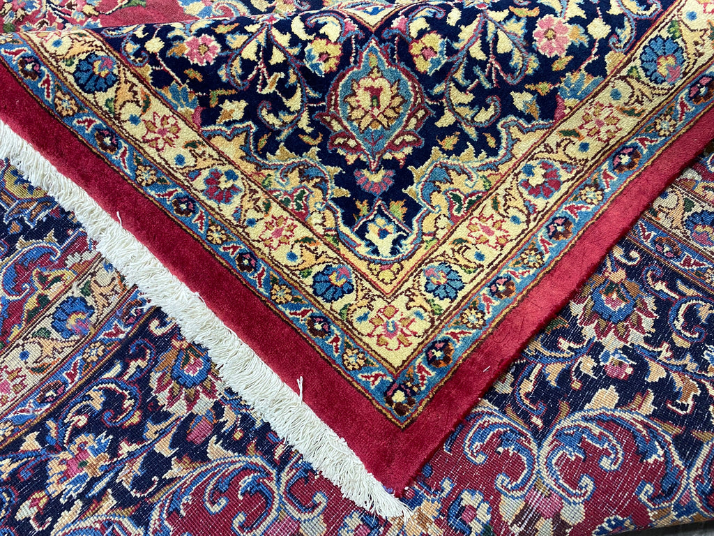 9.9 x 11.7 Genuine SIGNED Persian Handmade  Wool Rug  #F-6881