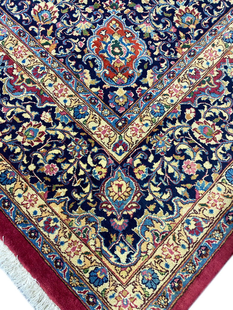 9.9 x 11.7 Genuine SIGNED Persian Handmade  Wool Rug  #F-6881